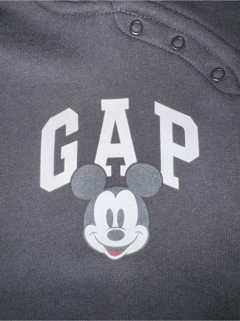 Baby GAP Mickey Mouse Hooded One Piece with Ears 0-3M